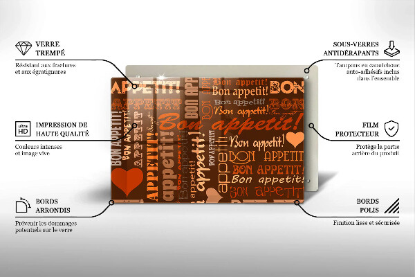 Kryt na indukčnú dosku Bon appetit