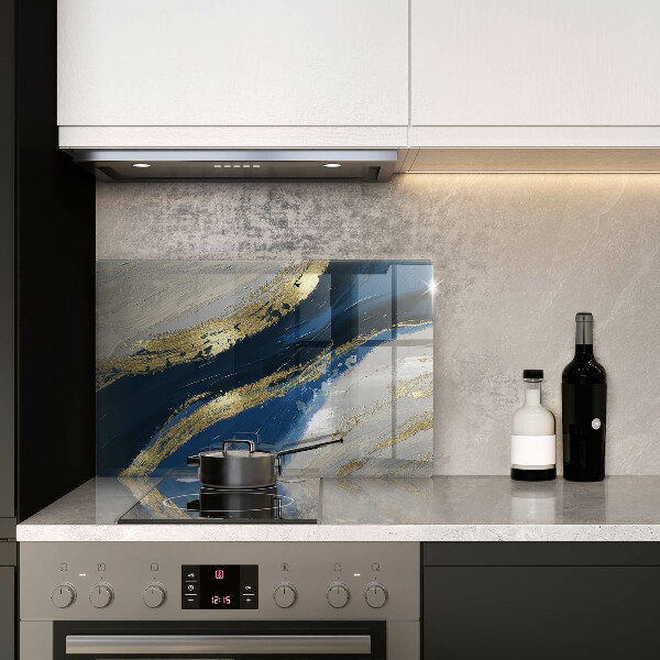 Krycia doska na sporák Textúra so zlatom