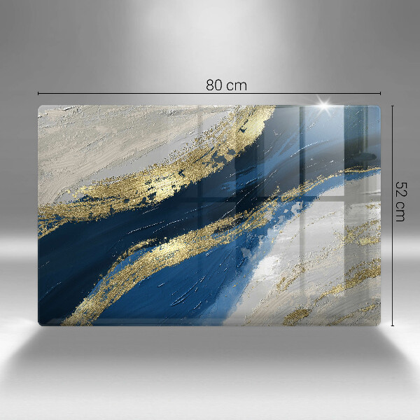 Krycia doska na sporák Textúra so zlatom