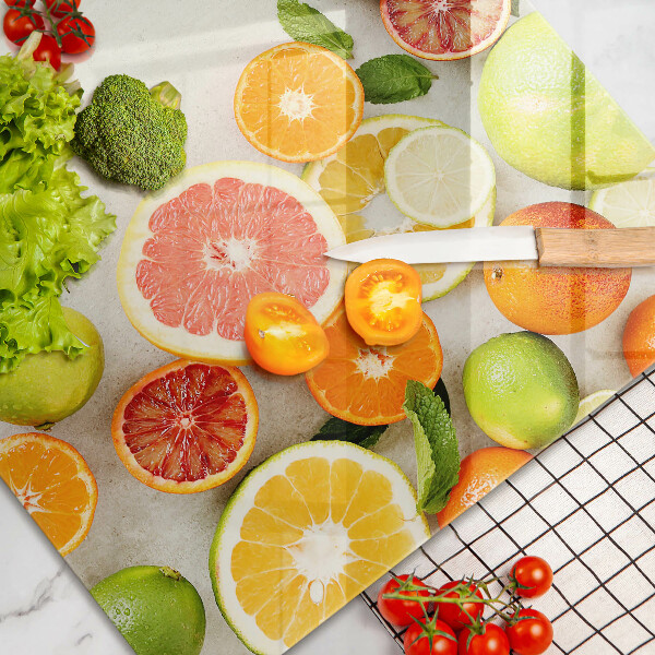 Krycia doska na sporák Citrusové ovocie