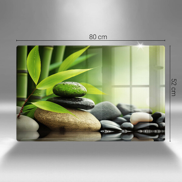 Krycia doska na sporák Zen bambusové kamene