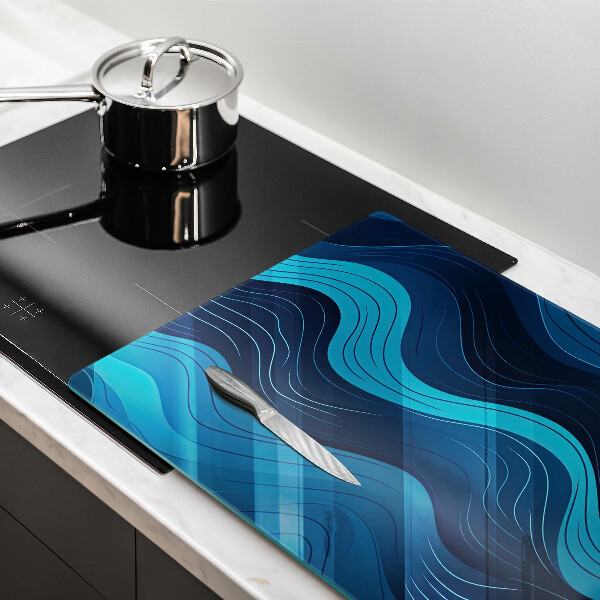 Krycia doska na sporák Abstraktné vlny