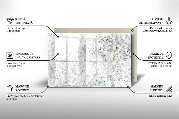 Sklo za varnú dosku Kryštály soli