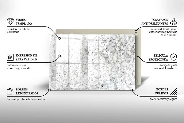 Sklo za varnú dosku Kryštály soli