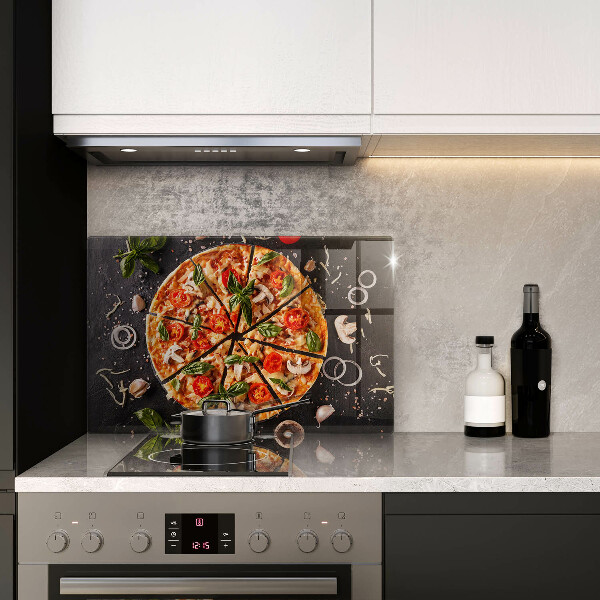 Sklo za varnú dosku Pizza s hubami
