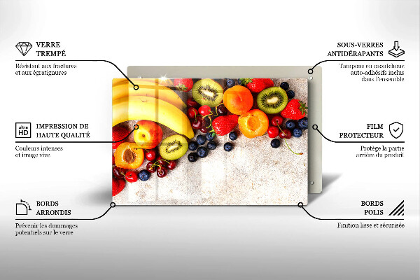 Sklo za varnú dosku Dovolenkové ovocie