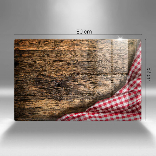 Tvrdené sklo za varnú dosku Drevený stôl