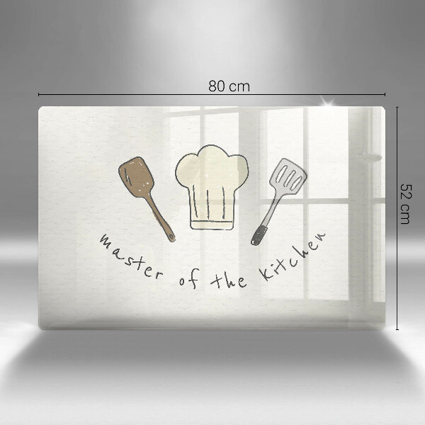 Tvrdené sklo za varnú dosku Master of the Kitchen