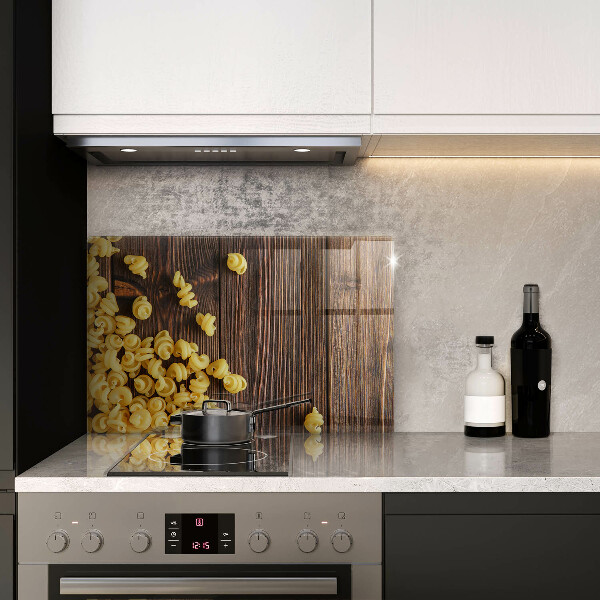 Tvrdené sklo za varnú dosku Cestoviny na stole