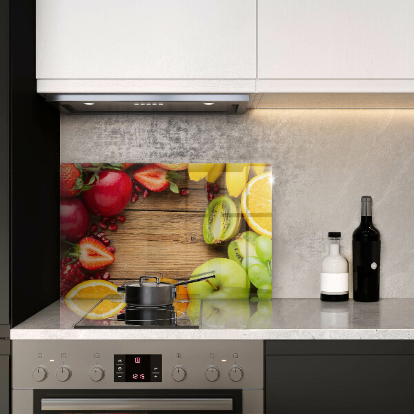 Tvrdené sklo za varnú dosku Čerstvé ovocie