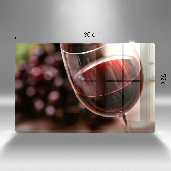 Krycia doska na sporák Pohárik červeného vína