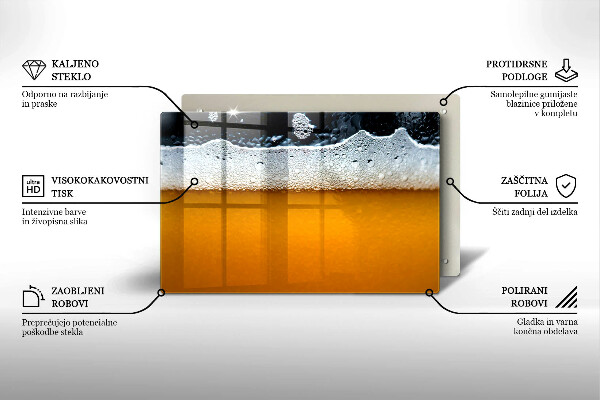 Krycia doska na sporák Pite pivnú penu
