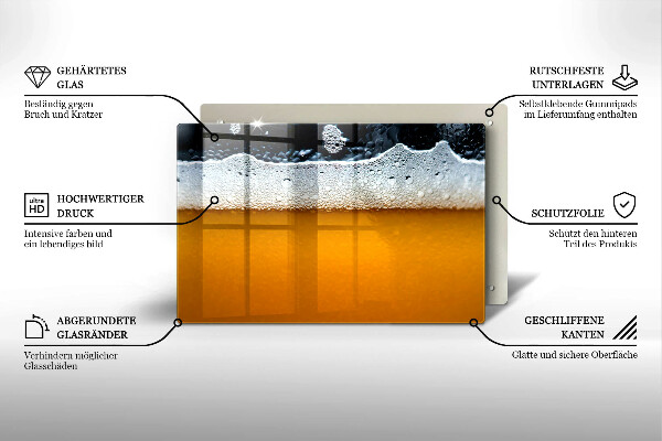 Krycia doska na sporák Pite pivnú penu