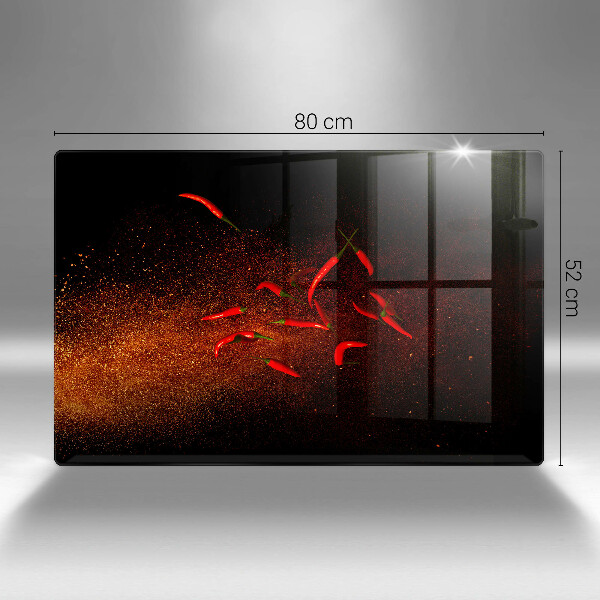 Krycia doska na sporák Horúce čili papričky