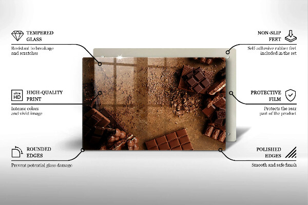 Krycia doska na sporák Čokoládové sladkosti