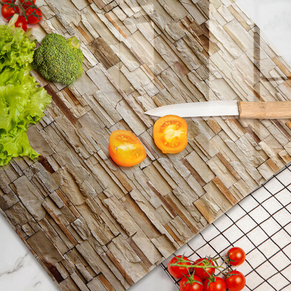 Sklo za varnú dosku Textúra dekoratívnych kameňov