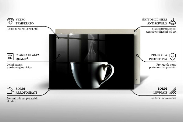 Kryt na indukčnú dosku Šálka čaju