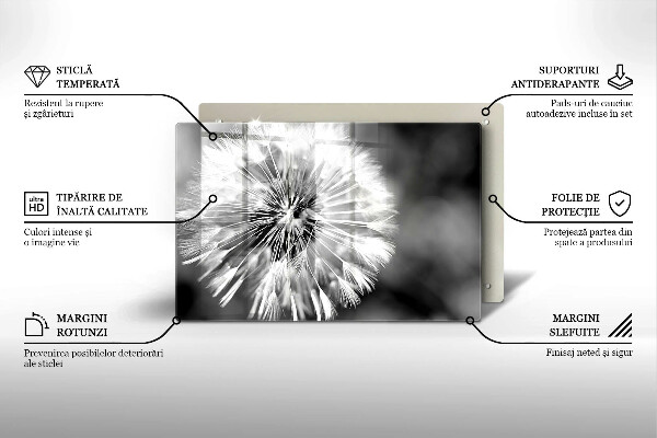 Sklo za varnú dosku Jemná púpava