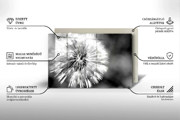 Sklo za varnú dosku Jemná púpava