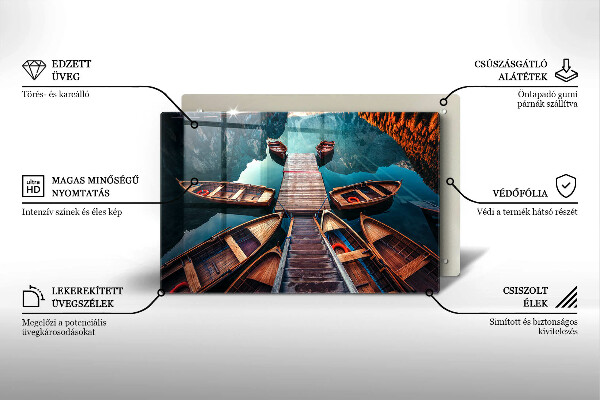 Kryt na indukčnú dosku Lode na jazere