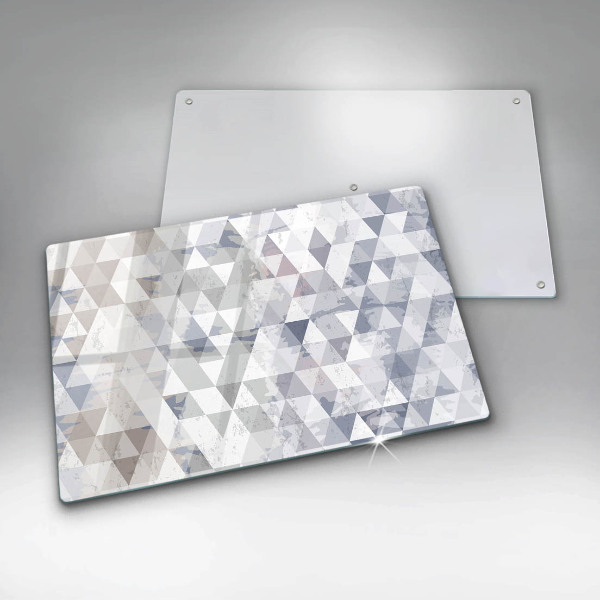 Sklo za varnú dosku Vzor trojuholníkov