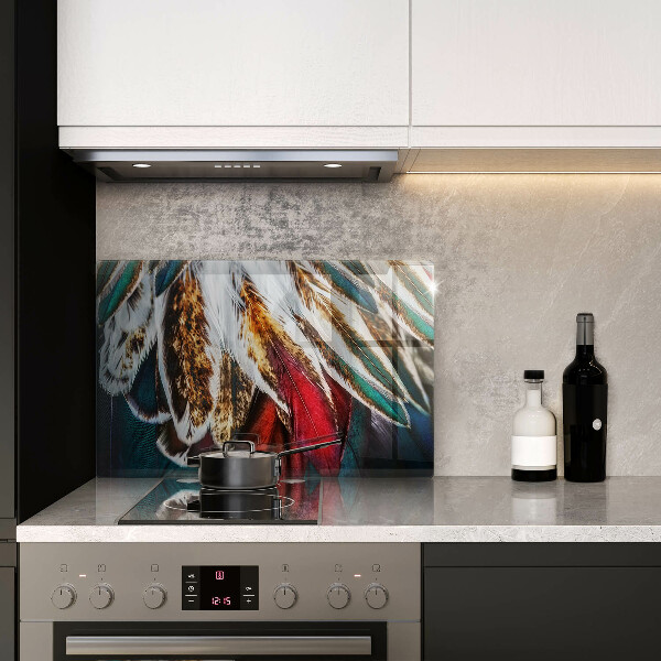 Kryt na indukčnú dosku Boho vtáčie perie