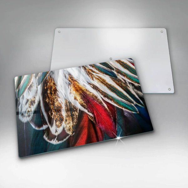 Kryt na indukčnú dosku Boho vtáčie perie