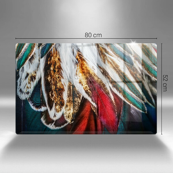 Kryt na indukčnú dosku Boho vtáčie perie