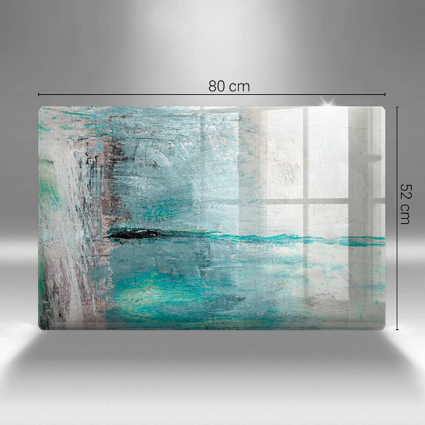 Kryt na indukčnú dosku Farba abstrakcie pozadia