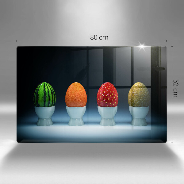 Kryt na indukčnú dosku Abstraktné ovocné vajcia