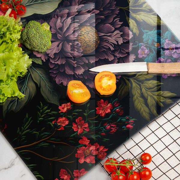 Krycia doska na sporák Nádherné kvety