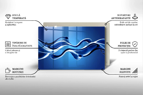 Krycia doska na sporák Abstrakcia tekutín