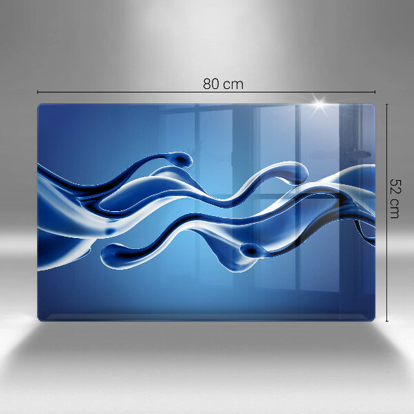 Krycia doska na sporák Abstrakcia tekutín