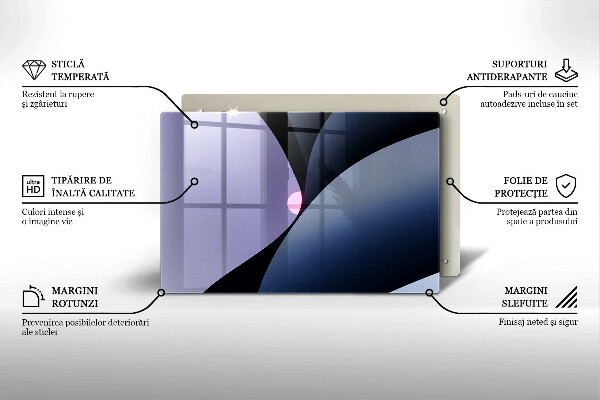 Sklo za varnú dosku Abstraktné tvary