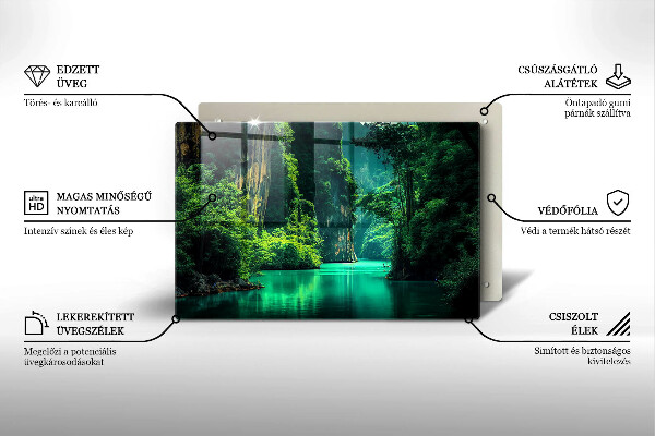 Krycia doska na sporák Lagúnová krajina