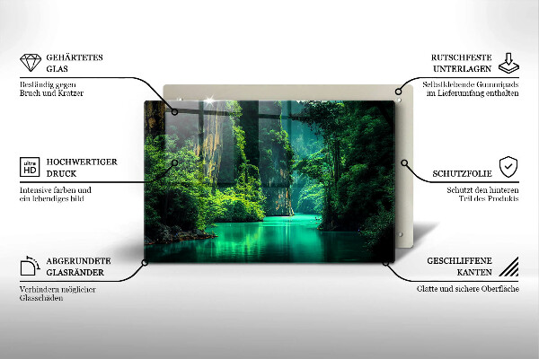 Krycia doska na sporák Lagúnová krajina