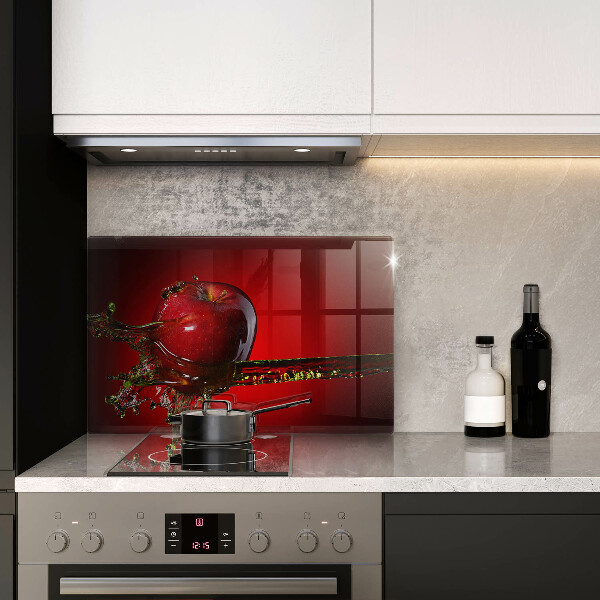 Sklo za varnú dosku Jablkové ovocie vo vode