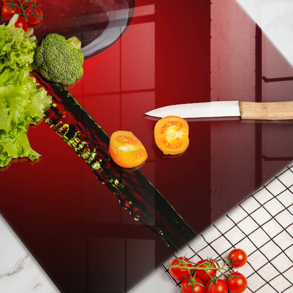 Sklo za varnú dosku Jablkové ovocie vo vode