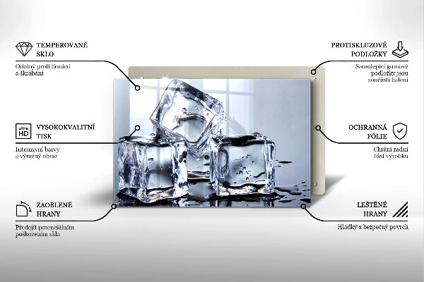 Sklo za varnú dosku Kocky ľadu