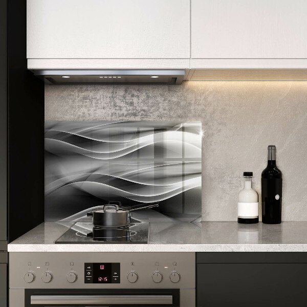 Kryt na indukčnú dosku Abstraktné línie dymu