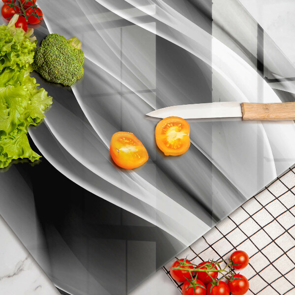 Kryt na indukčnú dosku Abstraktné línie dymu