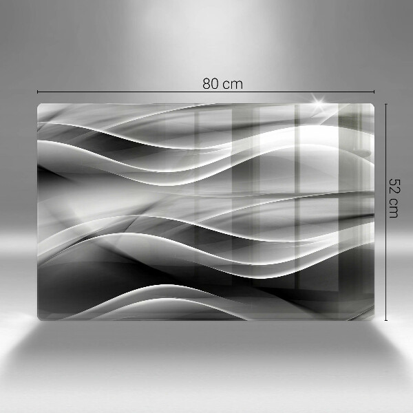 Kryt na indukčnú dosku Abstraktné línie dymu