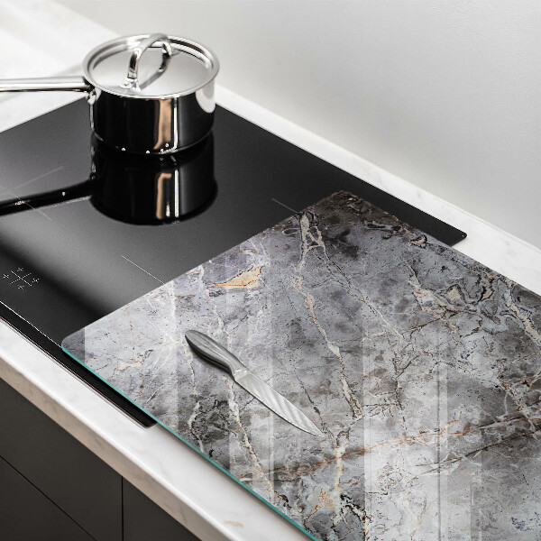 Kalené sklo za sporák Textúra kameňa