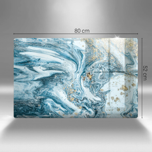 Sklo za varnú dosku Štruktúra so zlatom