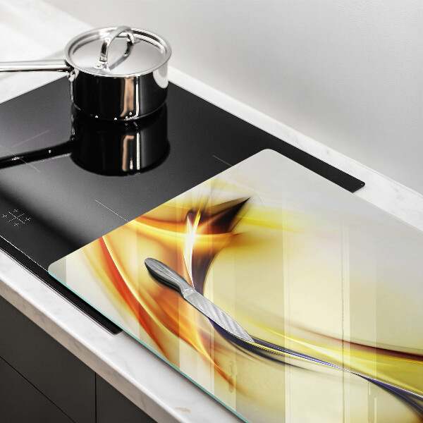 Sklo za varnú dosku Abstraktné línie svetla