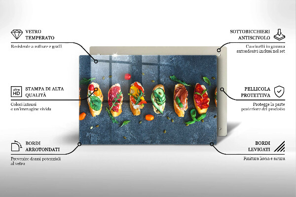 Krycia doska na sporák Farebné sendviče