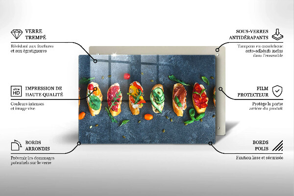 Krycia doska na sporák Farebné sendviče