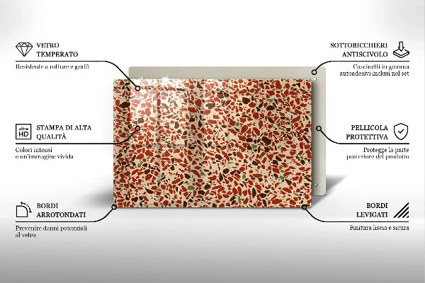 Krycia doska na sporák Jemná kamenina