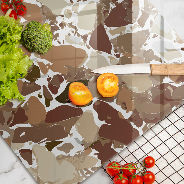 Krycia doska na sporák Kamenné ozdobné škvrny