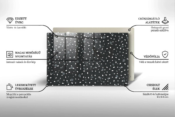 Krycia doska na sporák Dekoratívny kameň